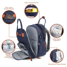 Load image into Gallery viewer, COCOHOP Diaper Bag Backpack, Multifunction Maternity Baby Nappy Changing Bags (Waterproof)
